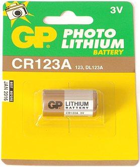 GP CR123A 3V Lithium